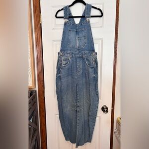 Free People Barrel overalls